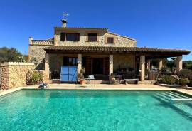 Rustic natural stone finca with panoramic views