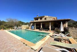 Rustic natural stone finca with panoramic views