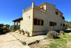 Rustic natural stone finca with panoramic views