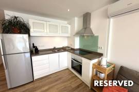 Well-kept flat with beach access in 1st sea line