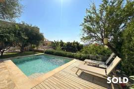 Charming Village House with Guest Cottage, Pool and Panoramic Views in Campanet